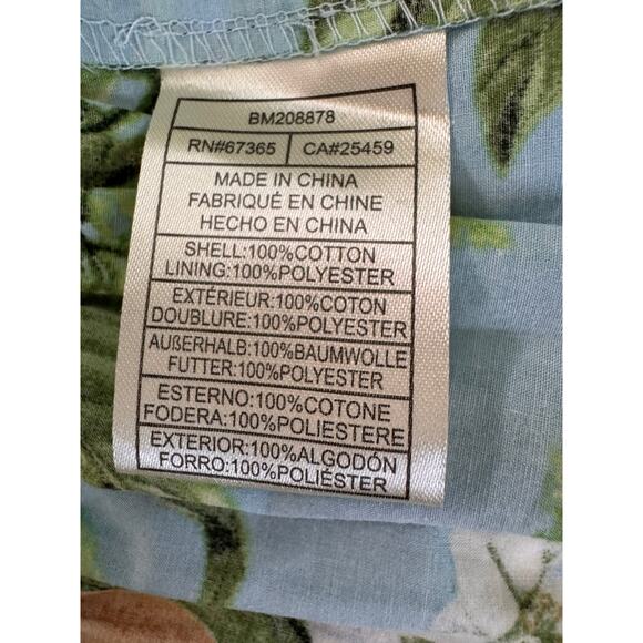 STEVE MADDEN Women's Sky Blue Floral Summer Orchard Dress Size 2 - Picture 6 of 7